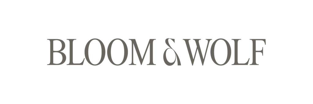 Bloom & Wolf Logo Logo van kwalitatieve boeketten Bloom & Wolf Logo